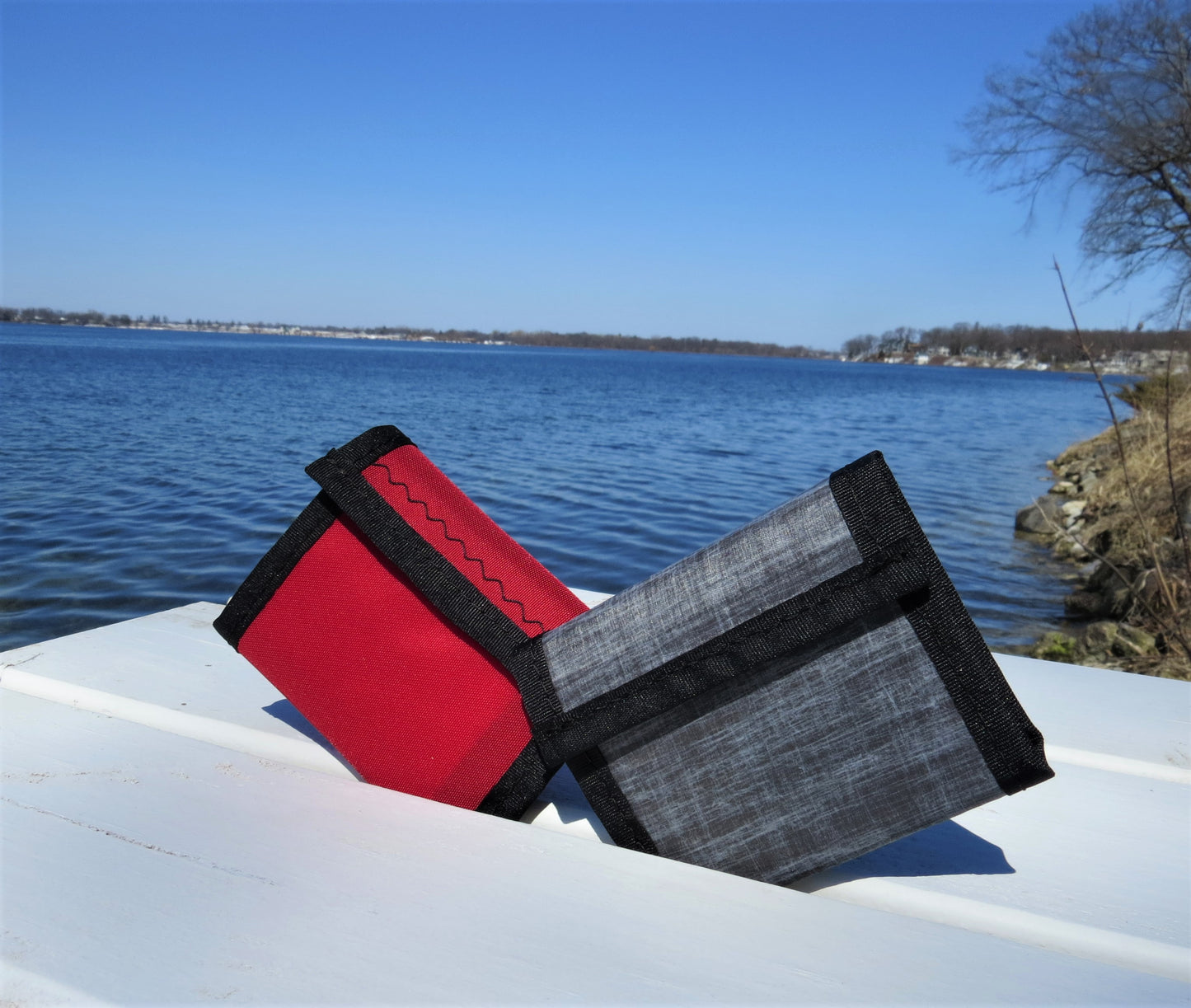 Wallet - Red Sail Bag with Velcro Close