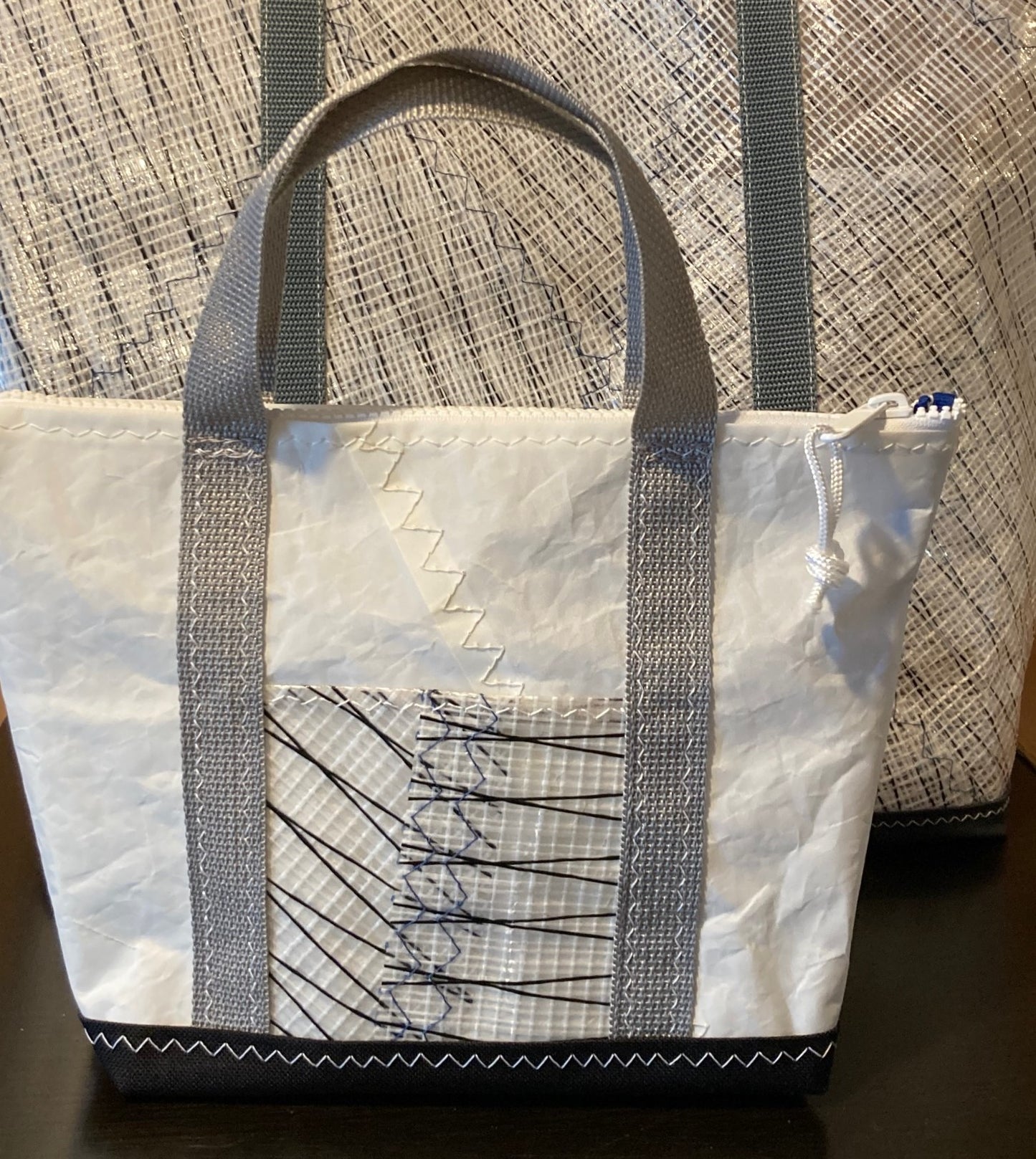 Customized Small Zip Sail Tote Bag