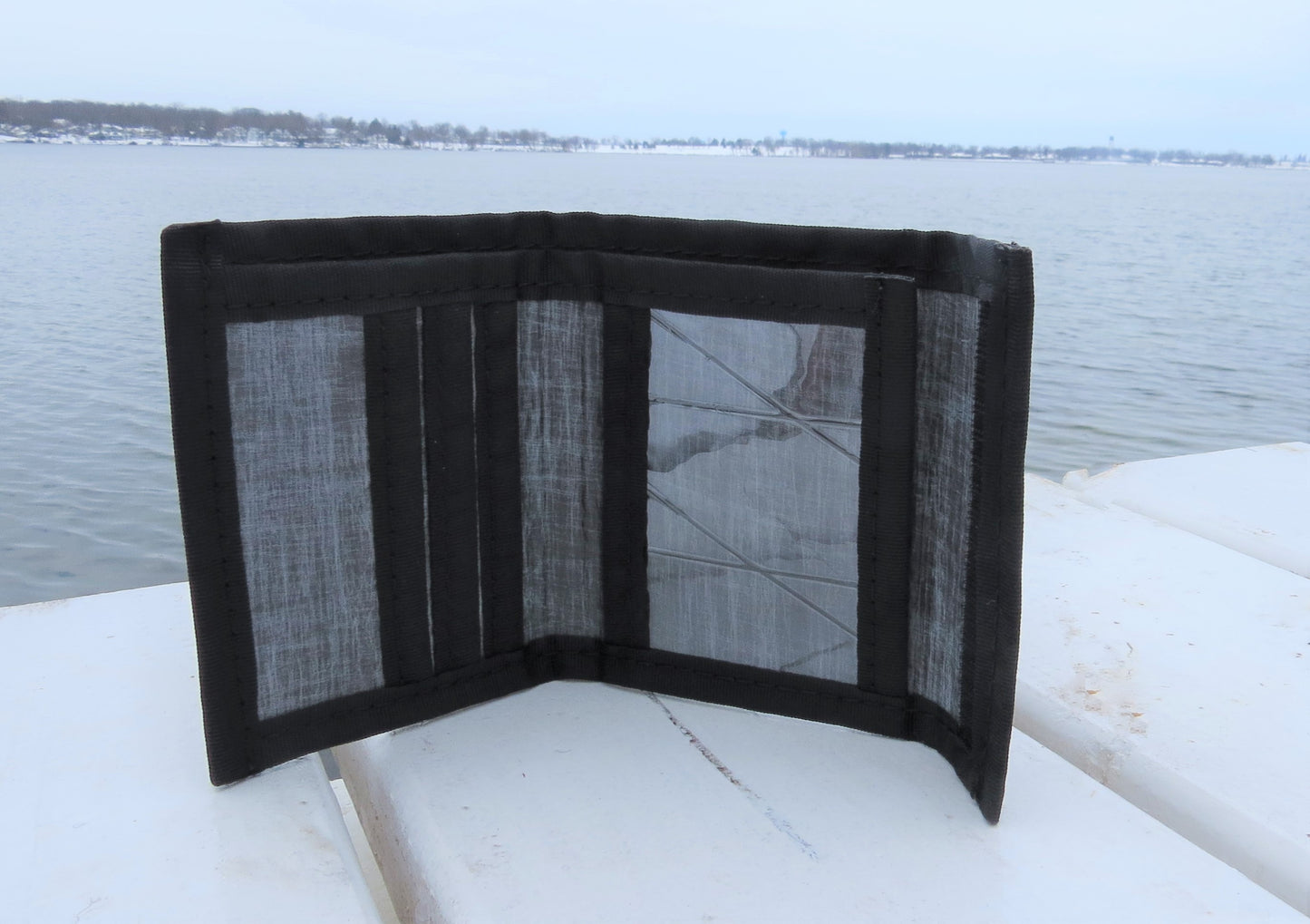 Wallet - Carbon Fiber Sail with Velcro Close