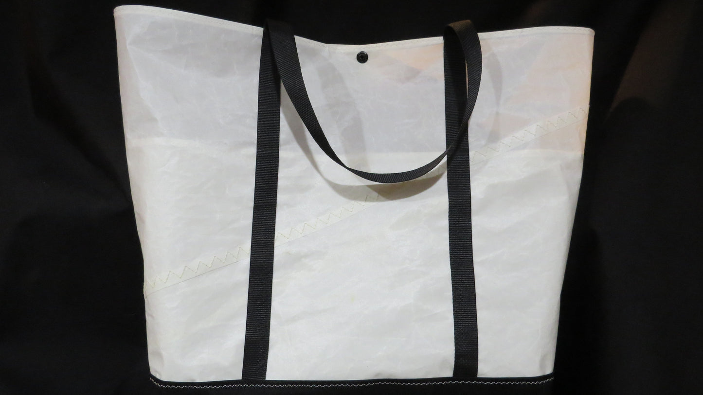 Large Red 2 Snap Sail Tote