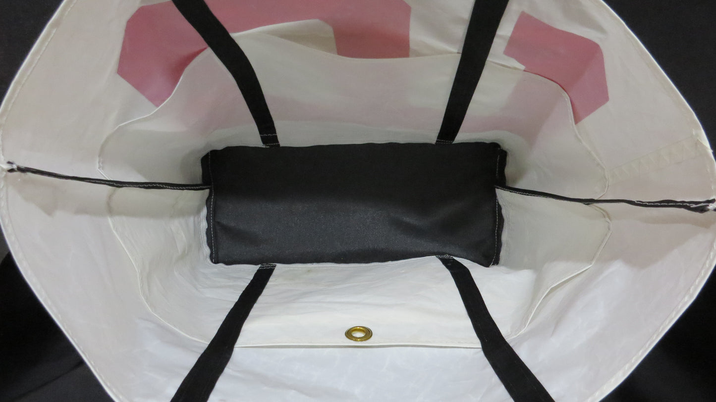 Large Red 2 Snap Sail Tote