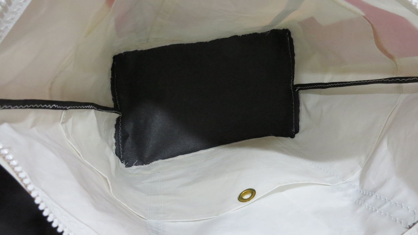 Large Red 2 Zip Sail Tote