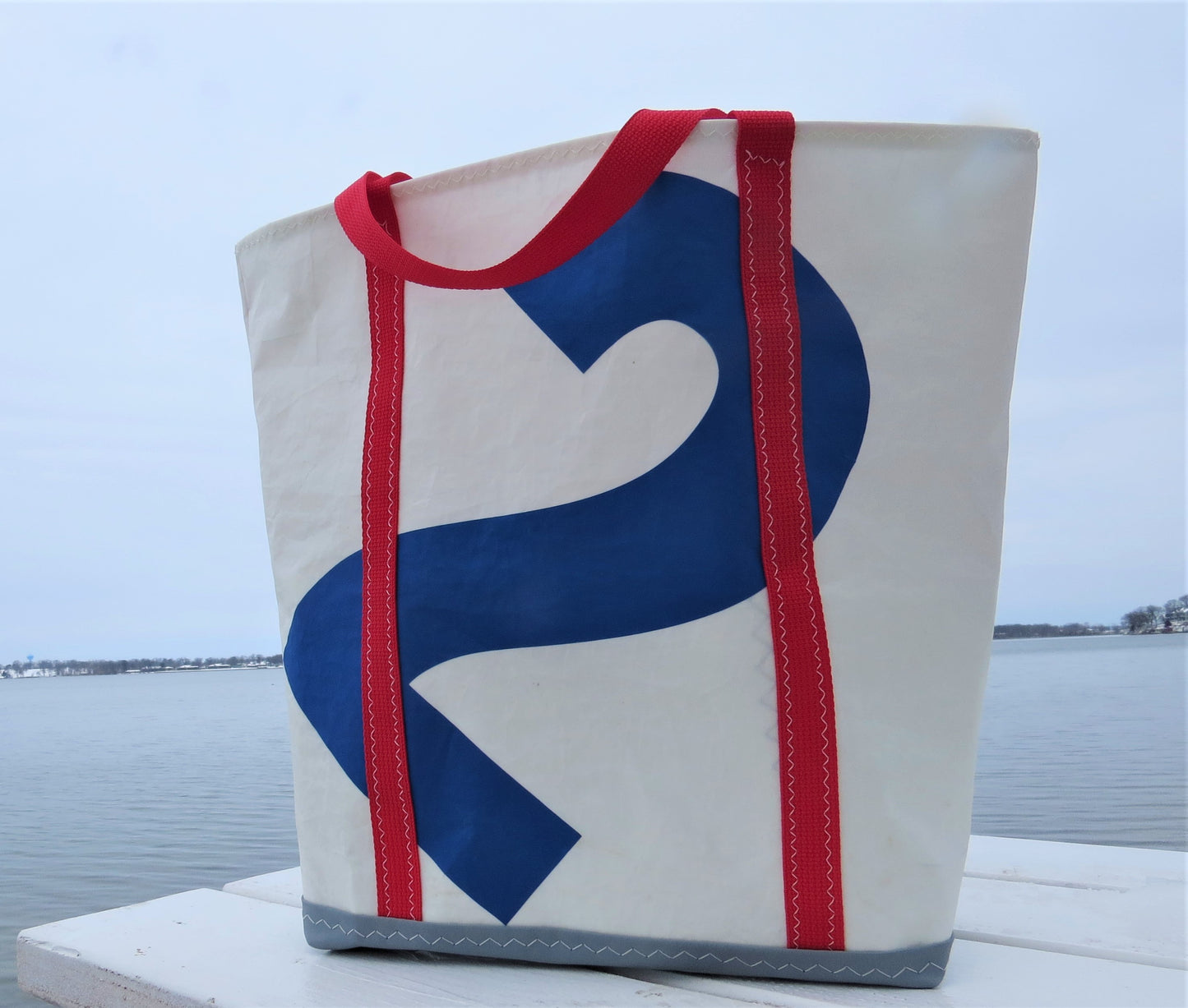 Customizable Medium Snap Sail Tote Bag