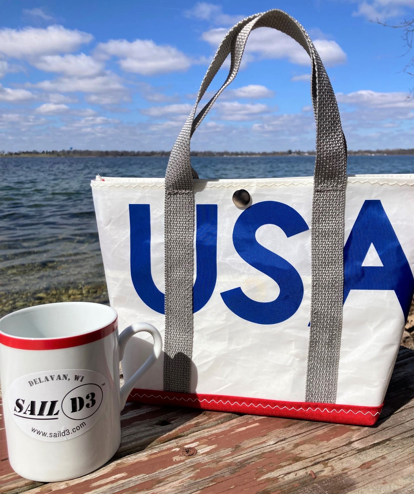 Small USA Snap Sail Tote