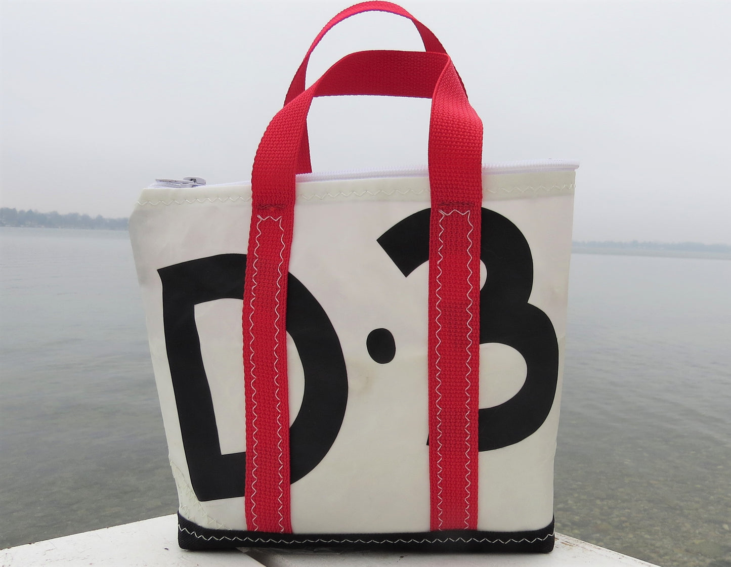 Customized Small Zip Sail Tote Bag