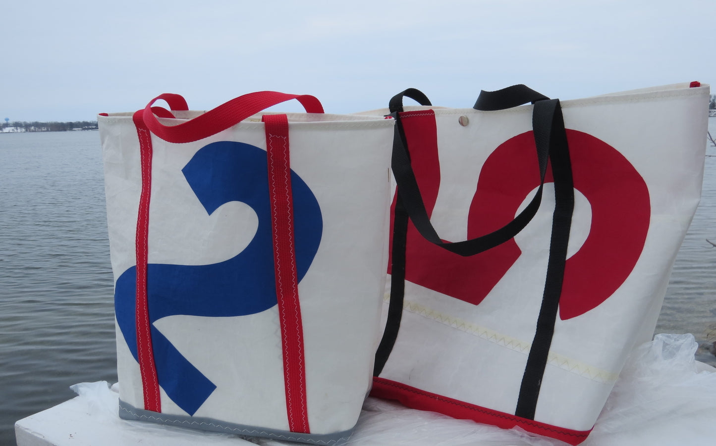 Customized Medium Snap Sail Tote Bag