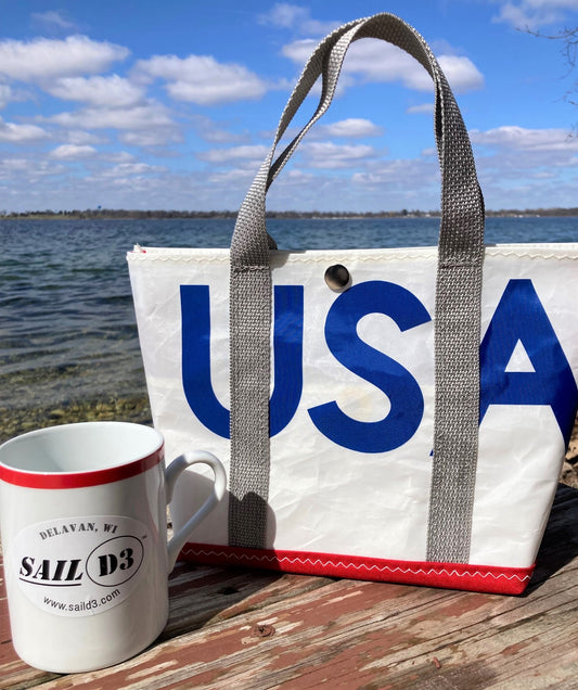 Small USA Snap Sail Tote
